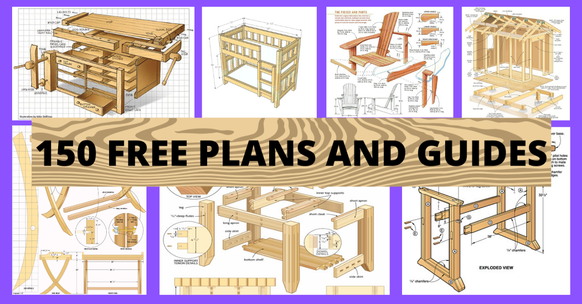 Get instant access to 150 free woodworking plans 